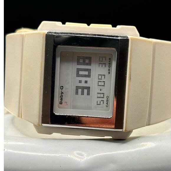 Casio Baby-G BG-2001 Vintage Y2K White Digital Watch 100M main image 6